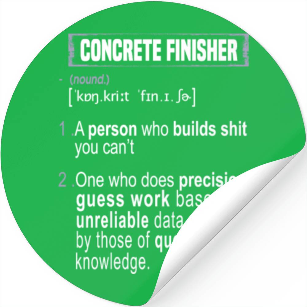 Concrete Finisher Who Builds Shit You Can't