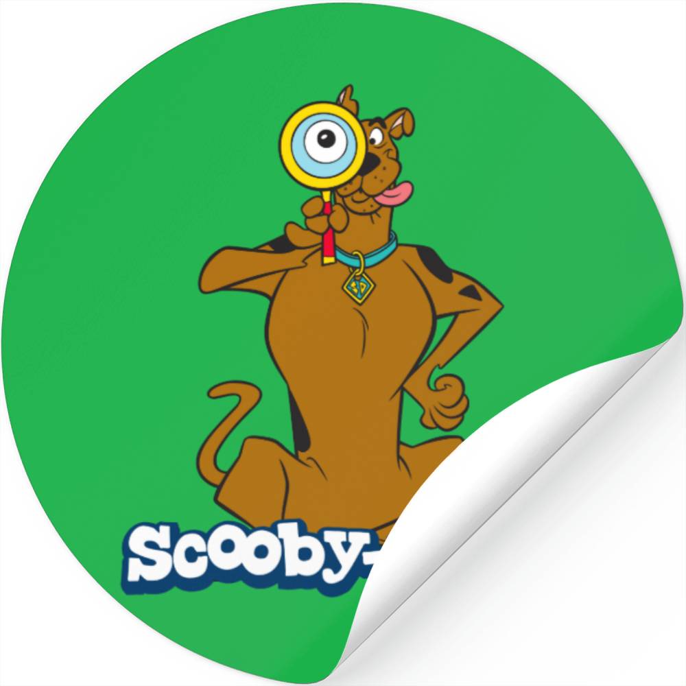Scooby-Doo With Magnifying Glass Stickers