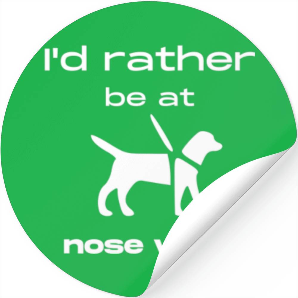 Dog Nose Work Enthusiast Scent Work Training Stickers