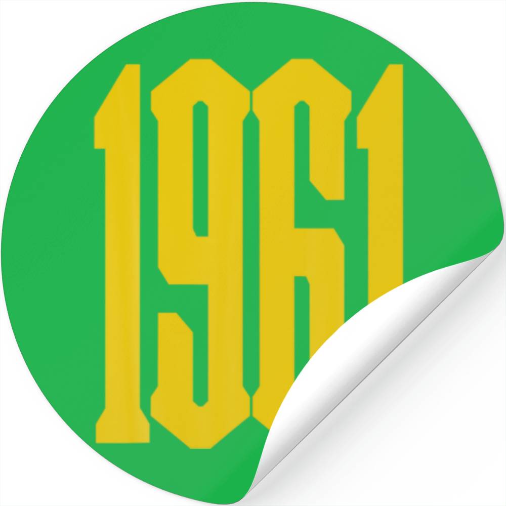 1961 | Born In 1961 - 1961 Birthday 60S 60Th Birth Stickers