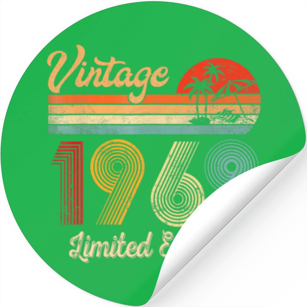 Limited Edition 1962 60Th Birthday 60 Years Old Stickers