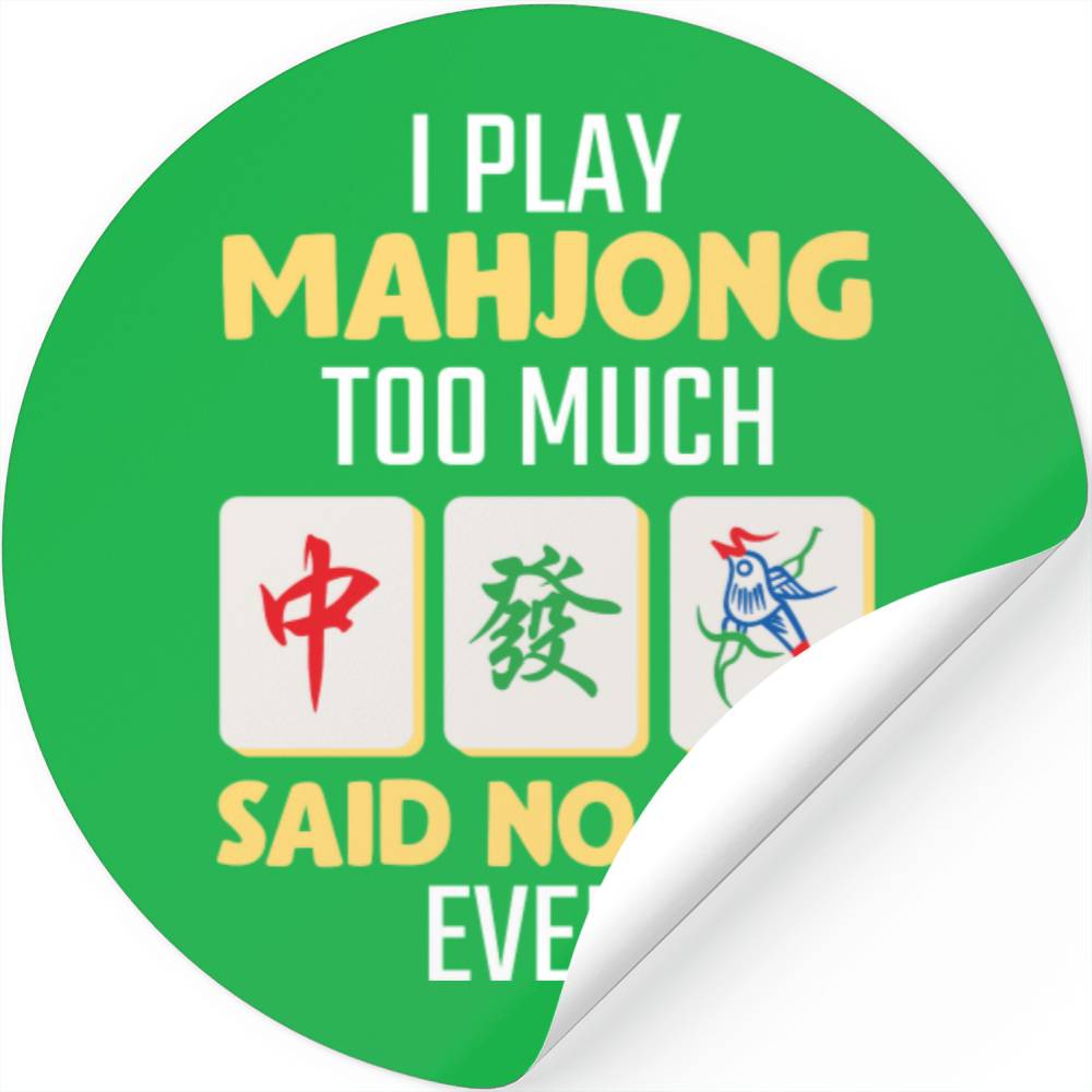 mah jongg stickers