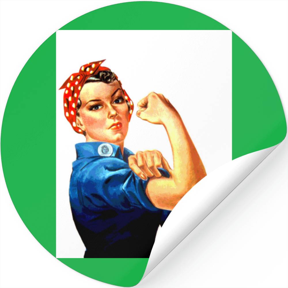 We Can Do It Rosie The Riveter WWII Propaganda Stickers