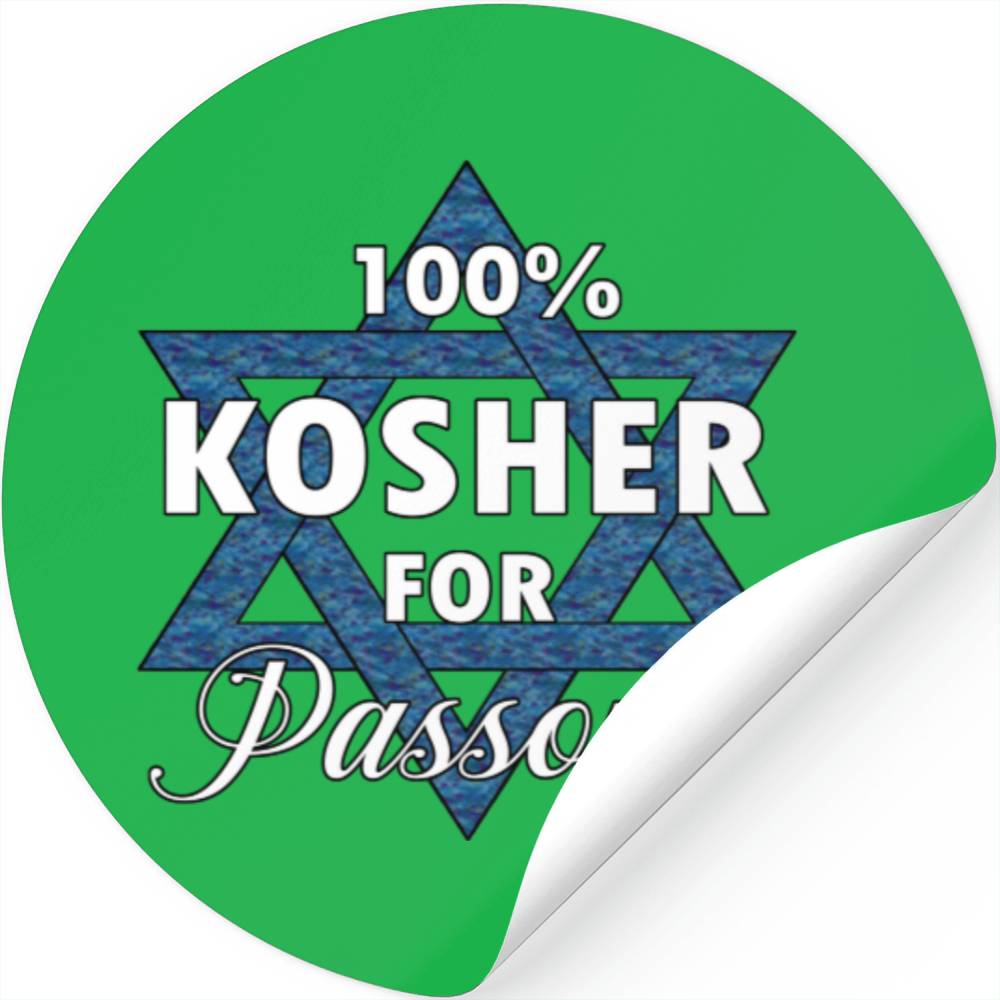 100 Kosher For Passover Stickers