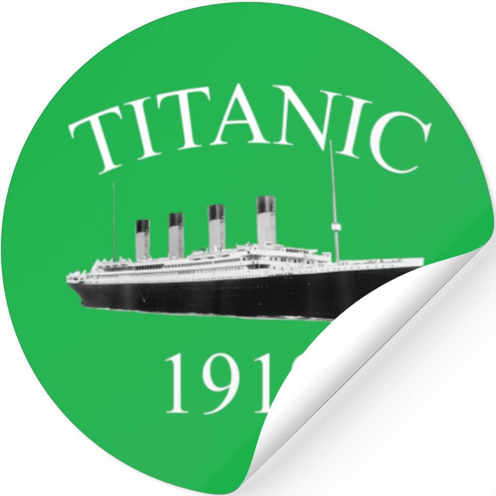 Titanic Sailing Ship Vintage Cruise Vessel 1912 Stickers
