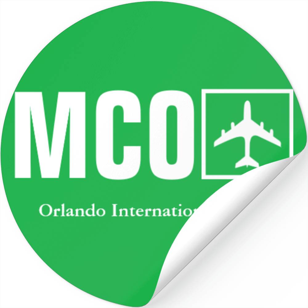 Orlando International Airport (MCO) Code Stickers