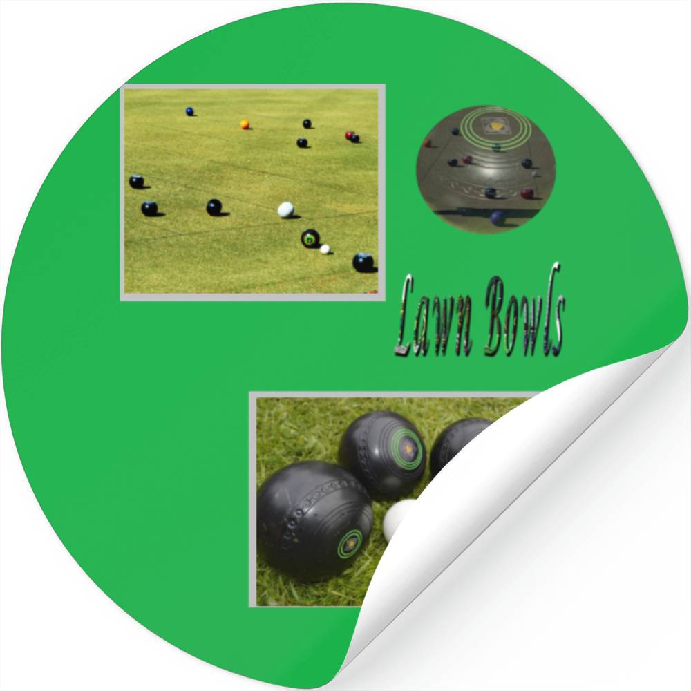 Lawn Bowls Game Design, Stickers