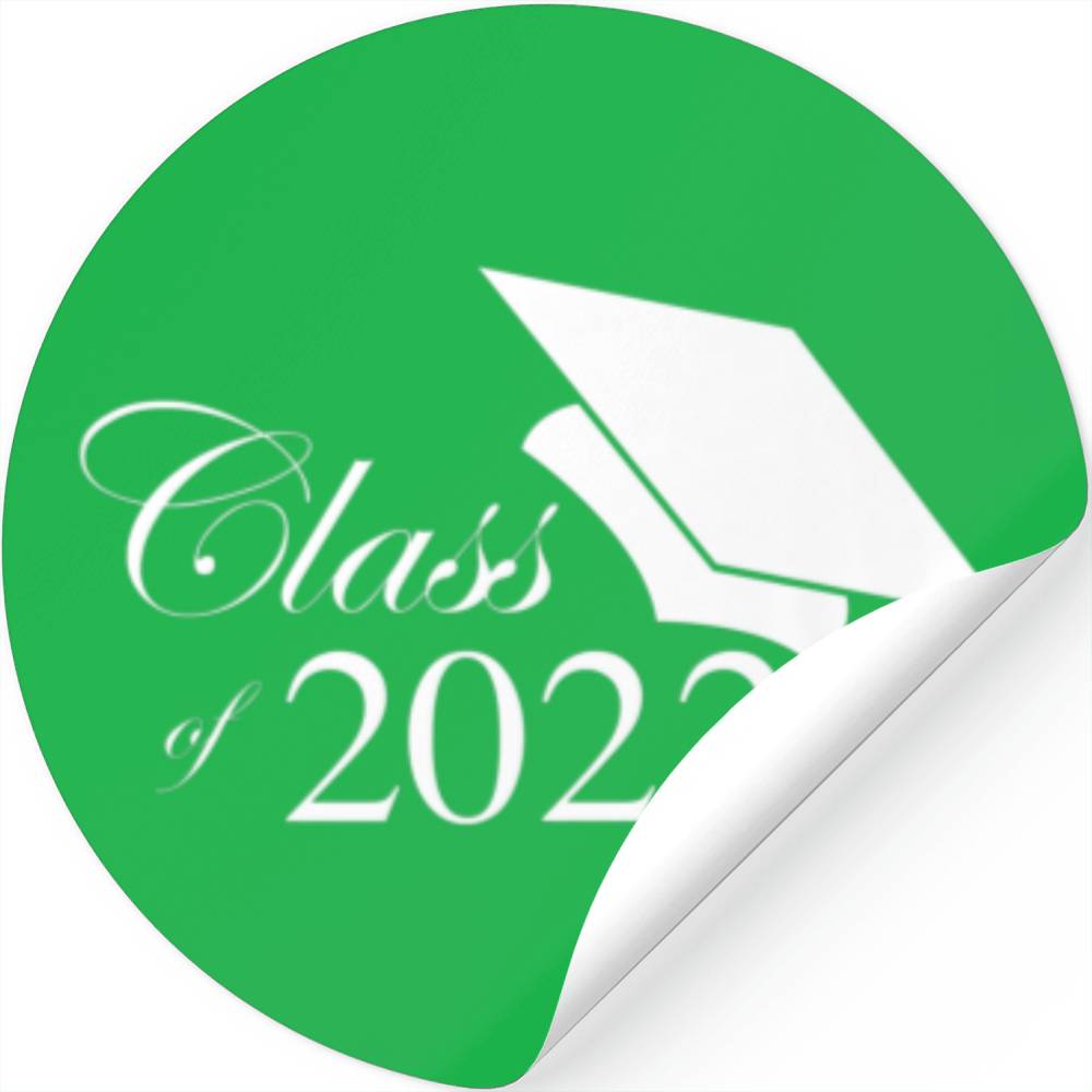 College HIGH SCHOOL Class Of 2022 Graduation STRAI Stickers