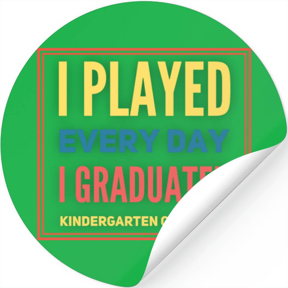 Kindergarten Graduation Stickers