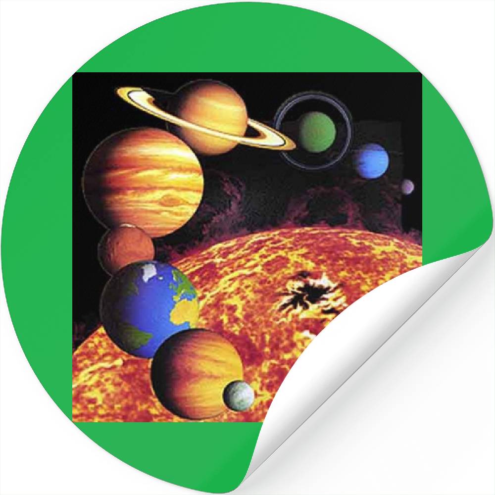 Solar System Planets Stickers