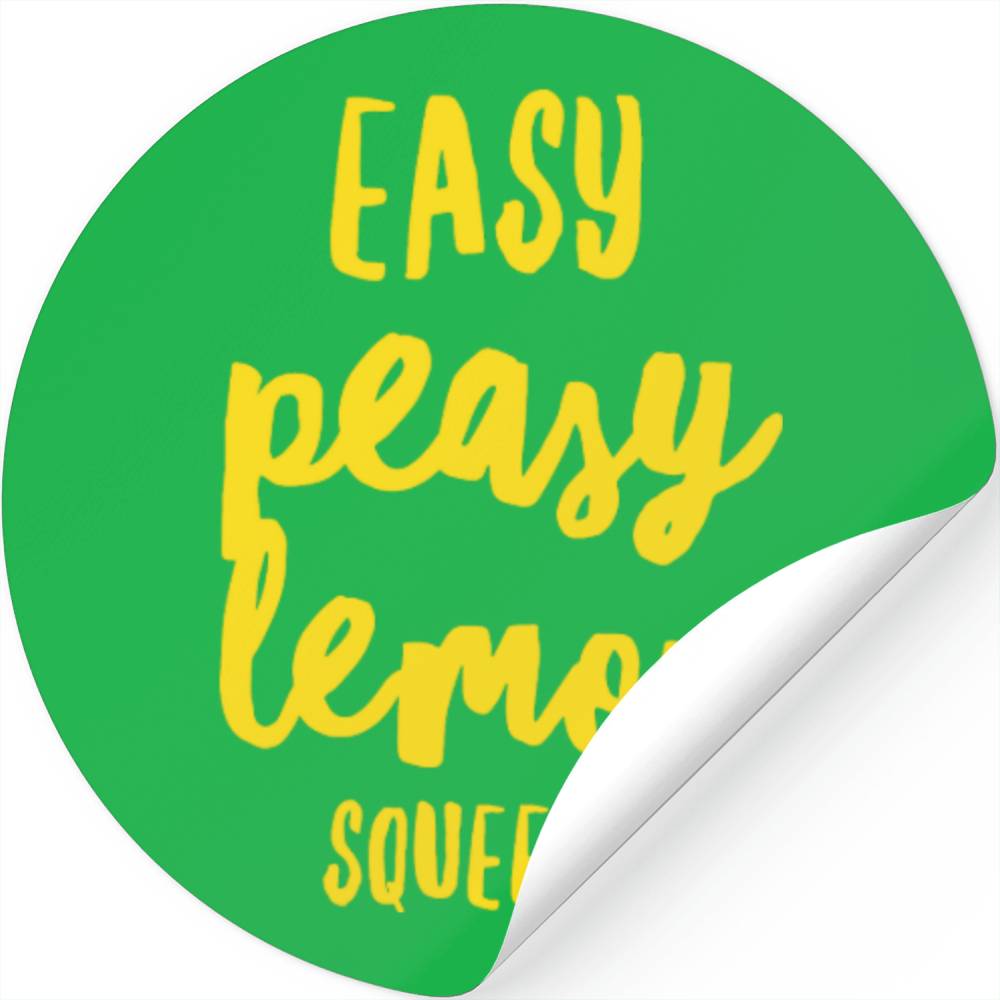 Easy Peasy Lemon Squeezy Stickers