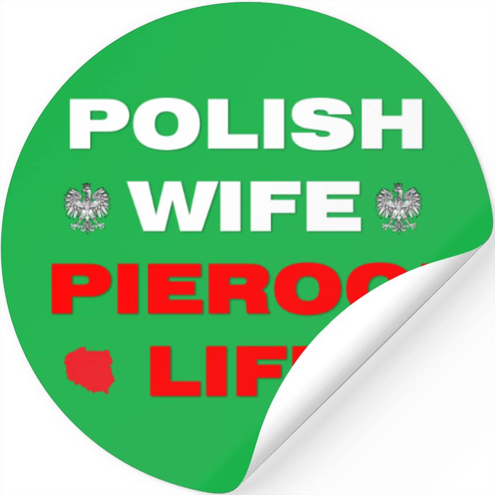Polish Wife Pierogi Life Stickers