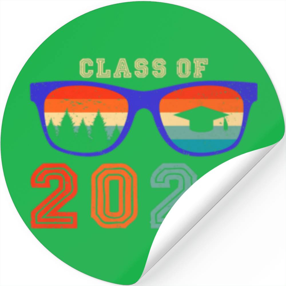 Class Of 2028 Senior Retro School Graduation 2022 Stickers 3148