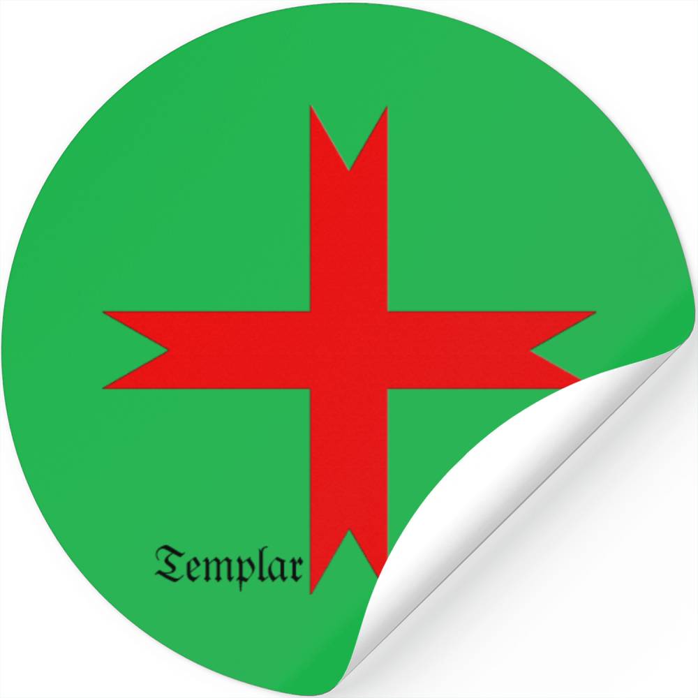 Medieval Cross Of The Knights Templar Stickers