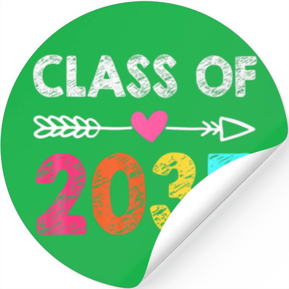 Class Of 2035 Kindergarten Pre K Grow With Me Grad Stickers