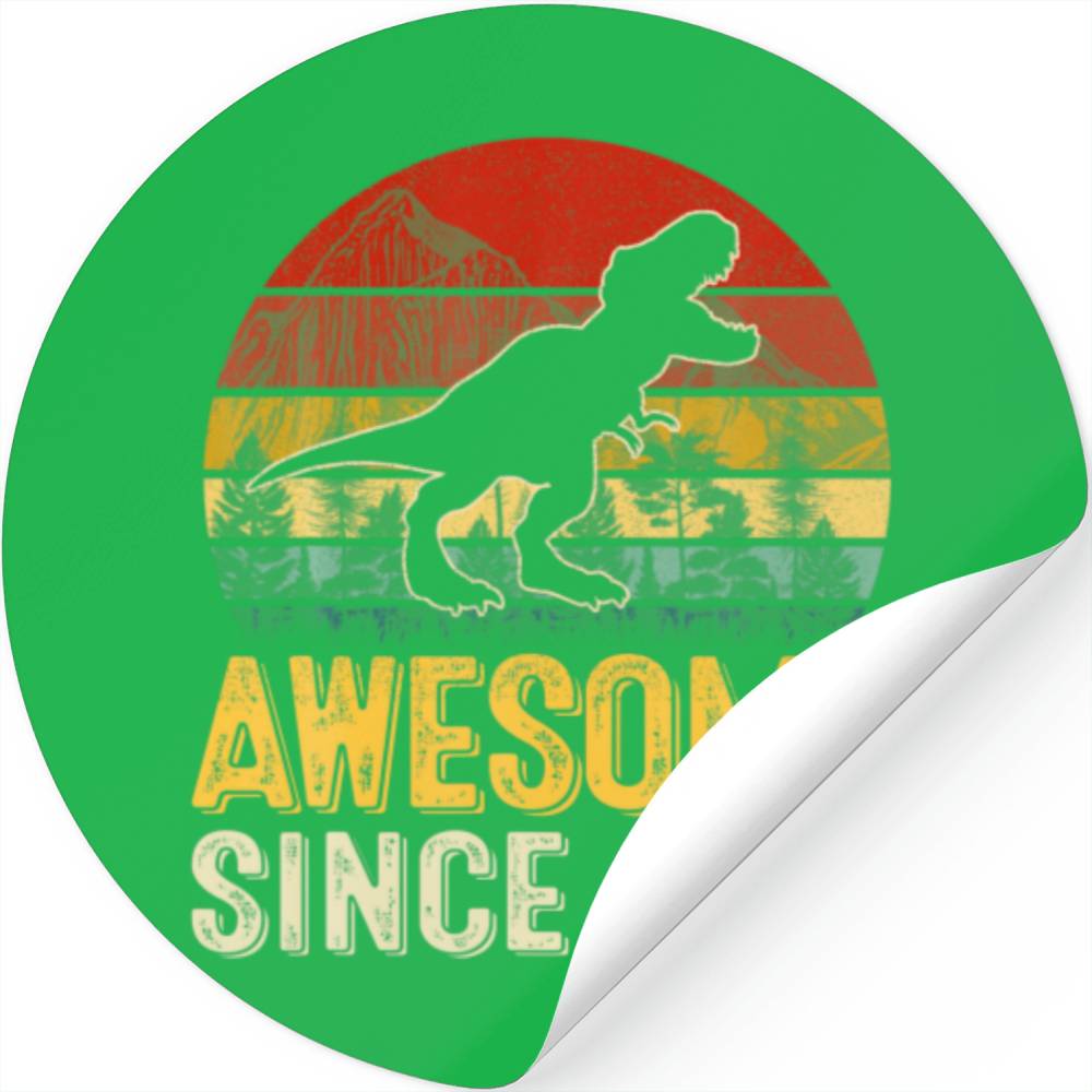 Retro Awesome Since 1994 Dinosaur Boy T Rex 28Th B Stickers
