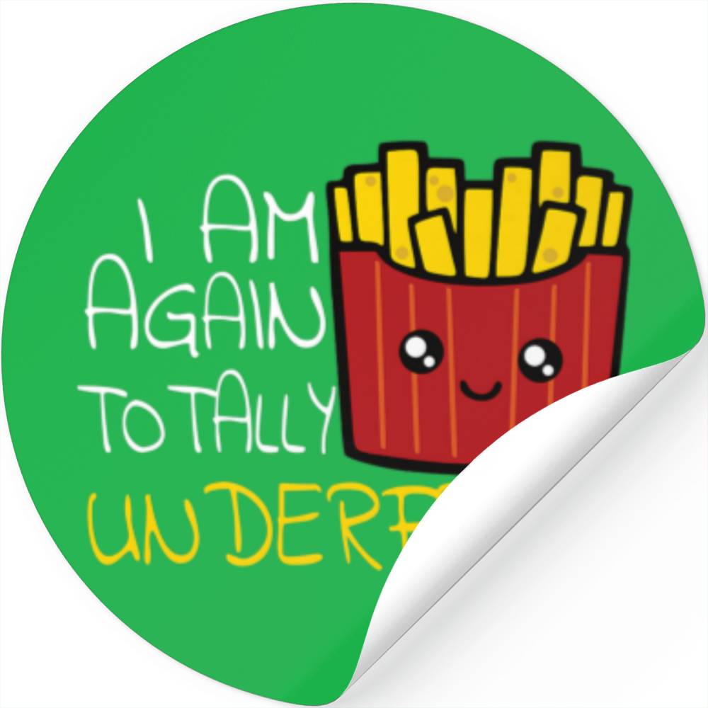 French Fries Fast Food Eating French Fry Pommes Fr Stickers 7162