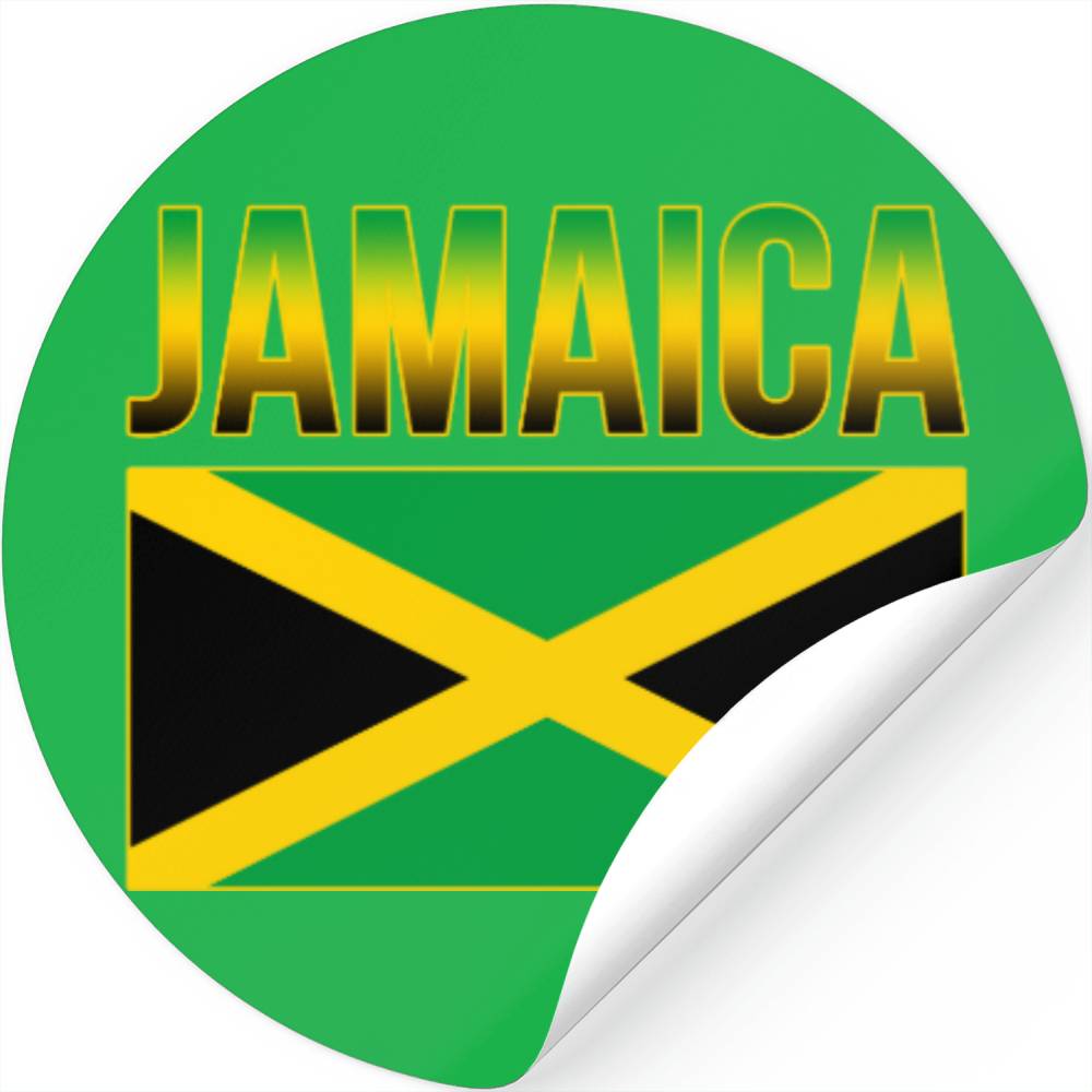 Jamaican Pride Flag Of Jamaica Stickers