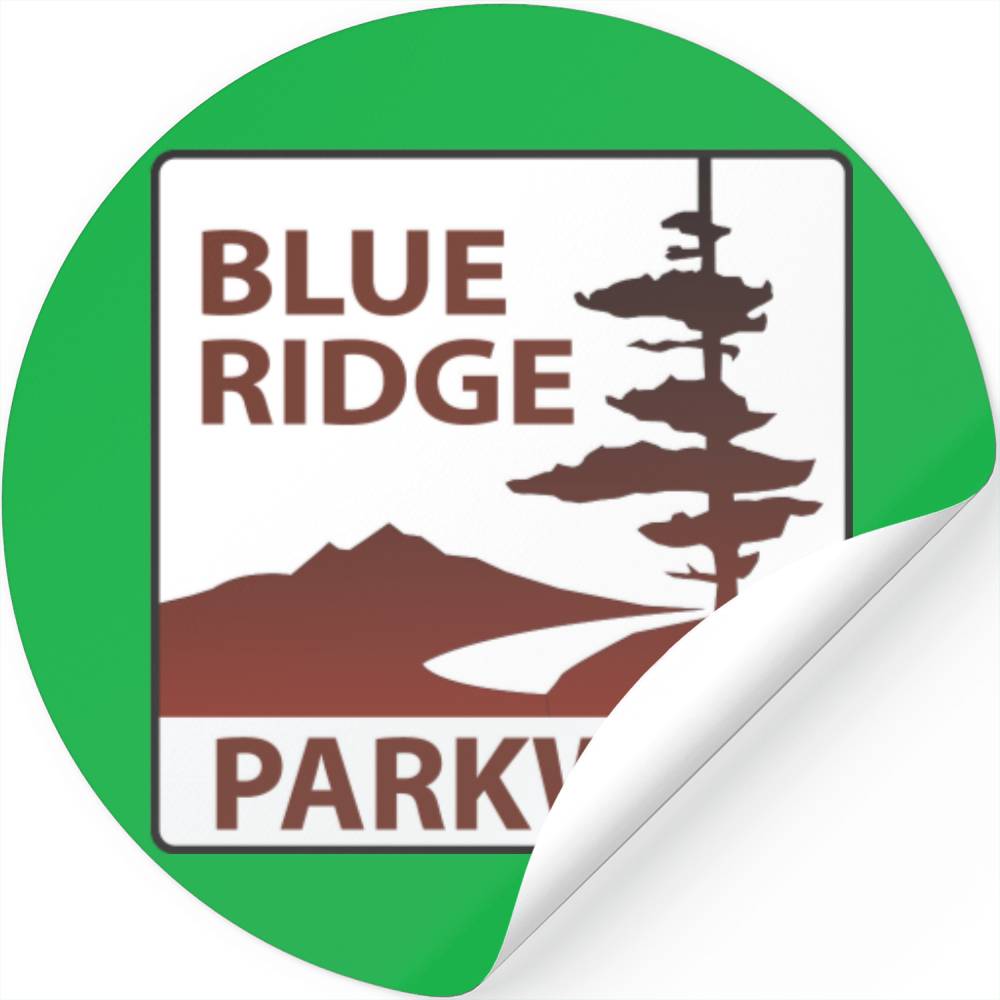 Blue Ridge Parkway Highway Road Trip Stickers