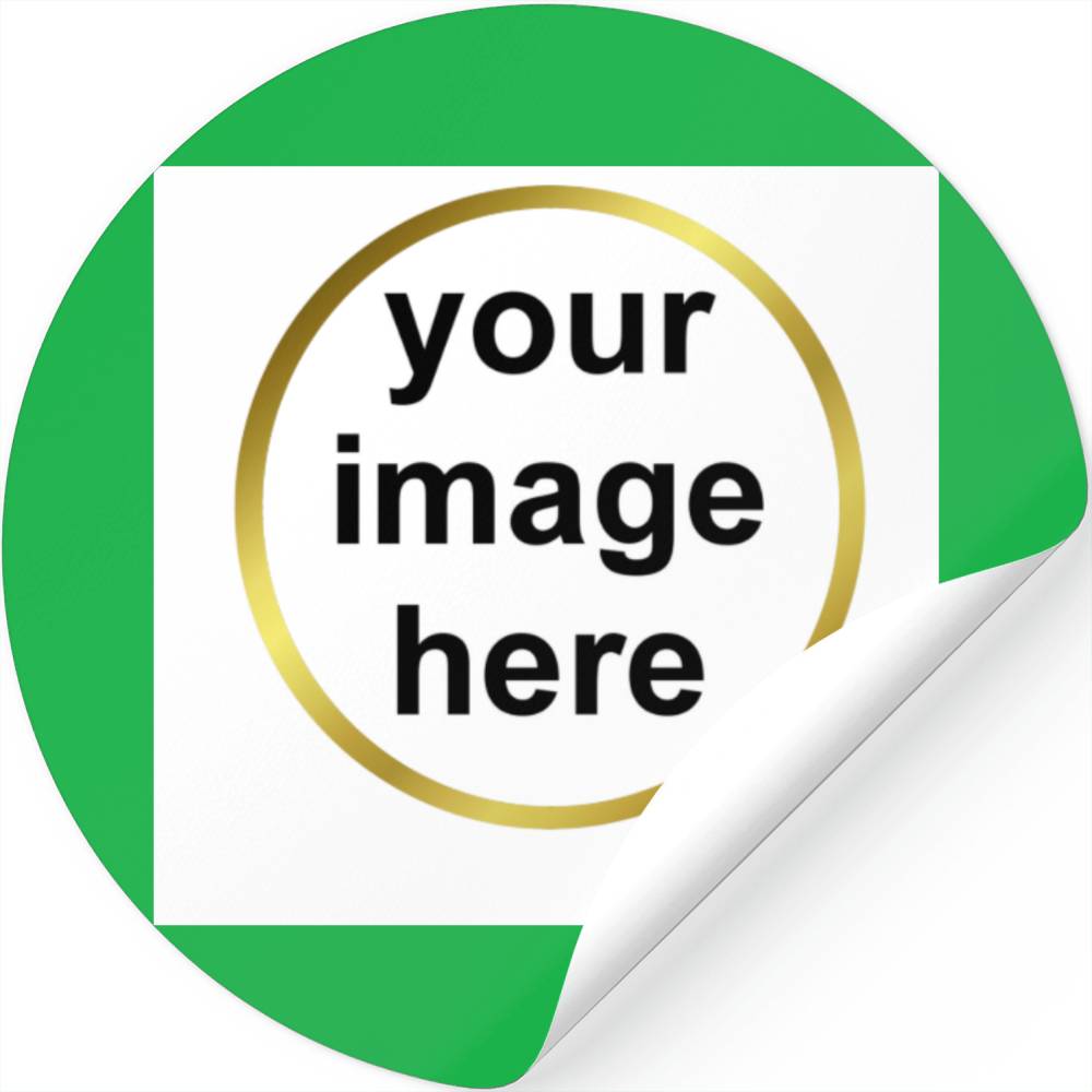 Create Your Own Custom Gold Frame Photo Stickers