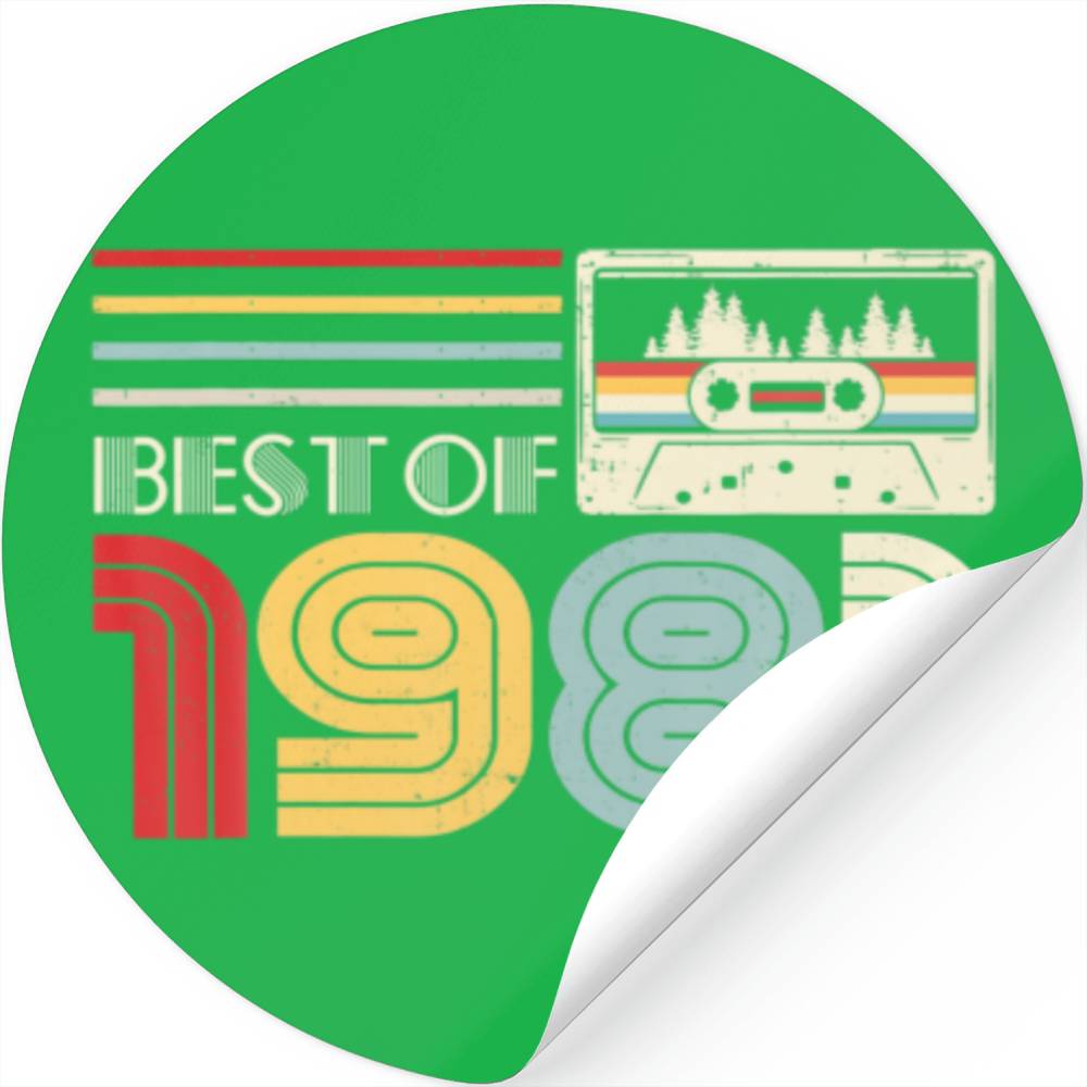 Best Of 1981 Cassette Tape 40Th Birthday 40 Years Stickers