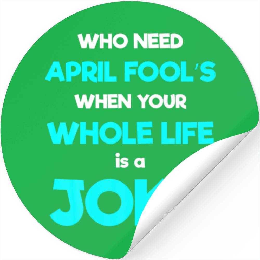 Happy April Fool's Day Funny 1St April Fools Prank Stickers