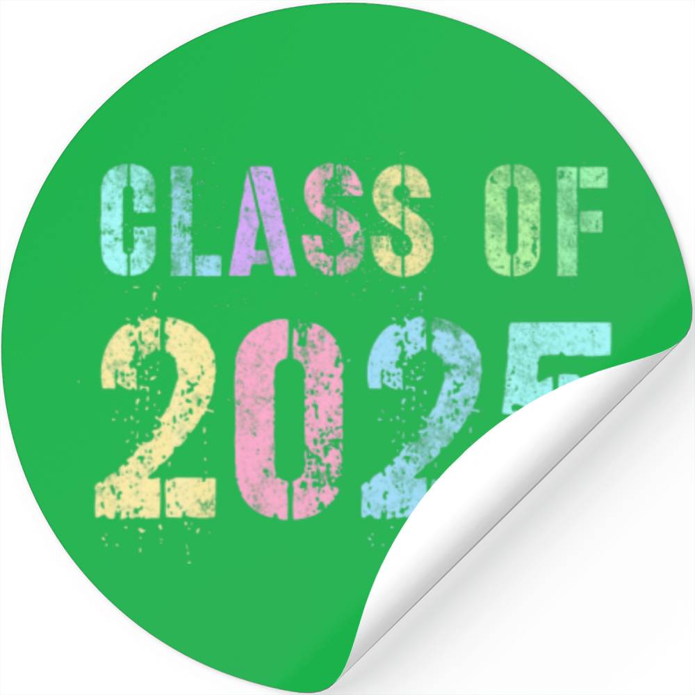 Rock Stars Future CLASS Of 2025 Graduation Goodbye Stickers