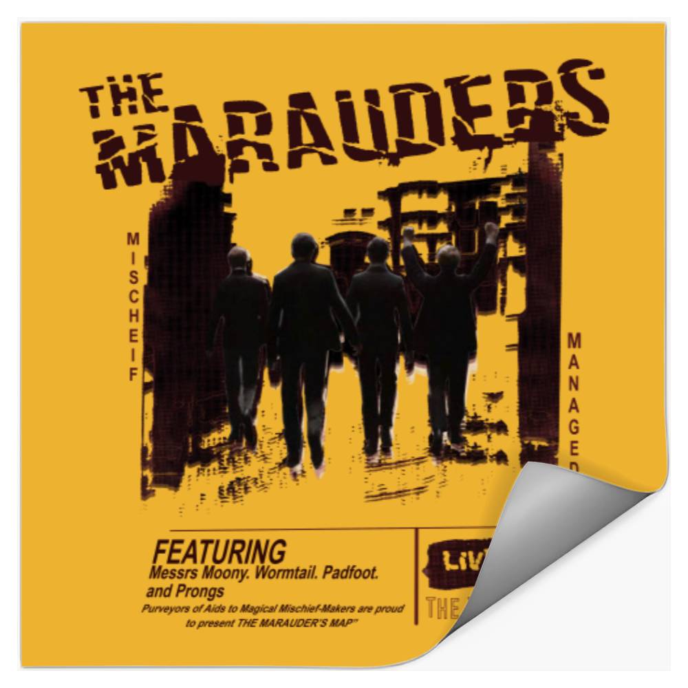 The Marauders | Vintage Band Inspired Graphic Stickers