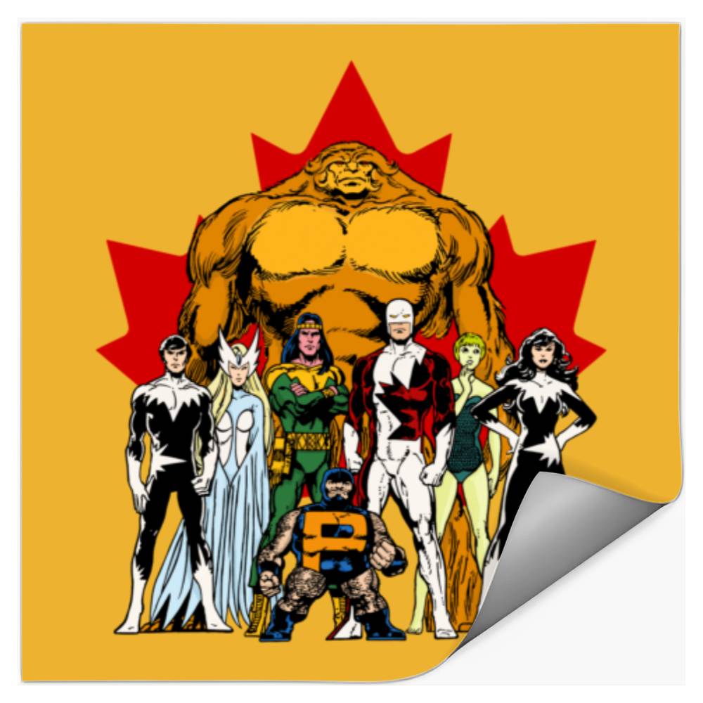 Alpha Flight - Canadian Mutant Team Stickers