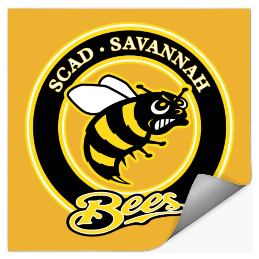 Scad Savannah Bees College Sport House Flags Stickers