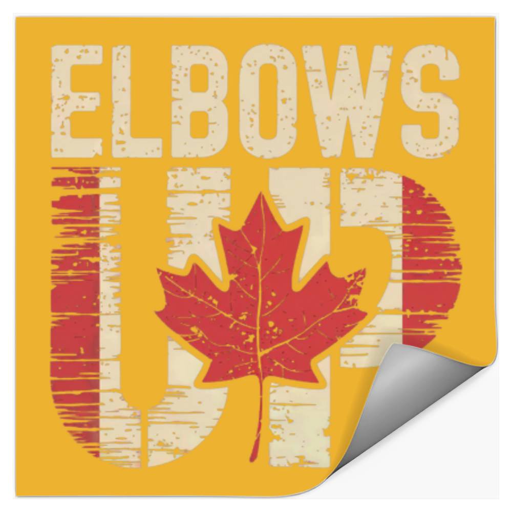 Elbows Up Canada Stickers, Canadian Pride Stickers