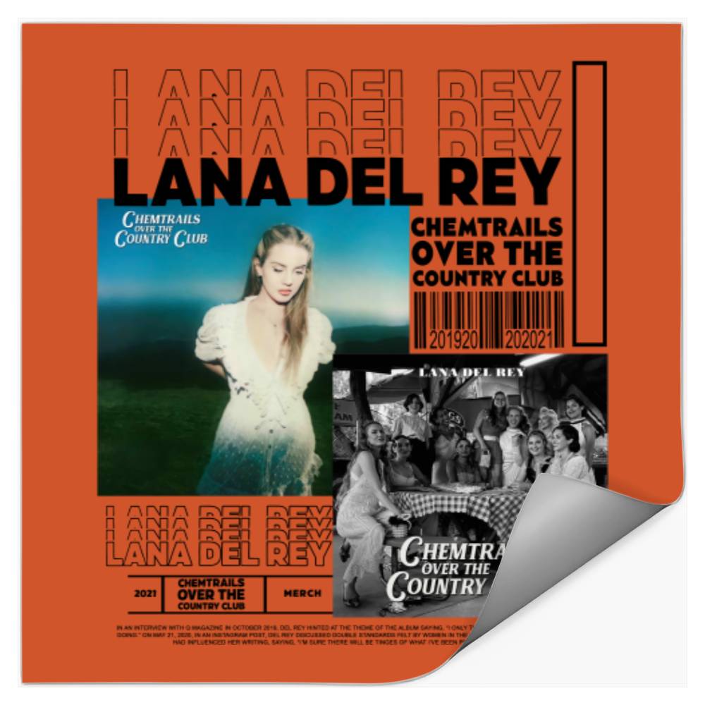 Lana Del Rey Tour 2022 Stickers, Lana Del Rey Concert Stickers