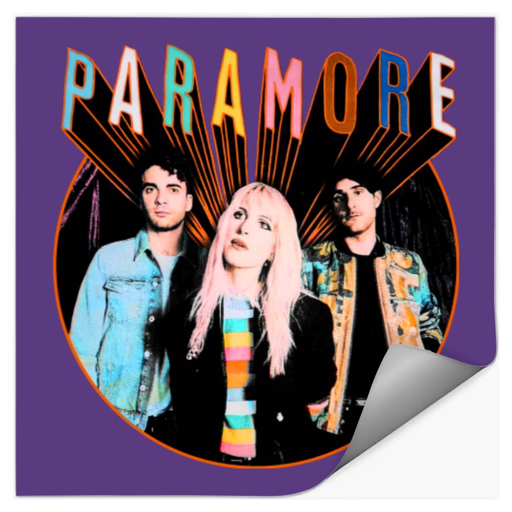 Paramore Rock Band 2023 Vintage Stickers